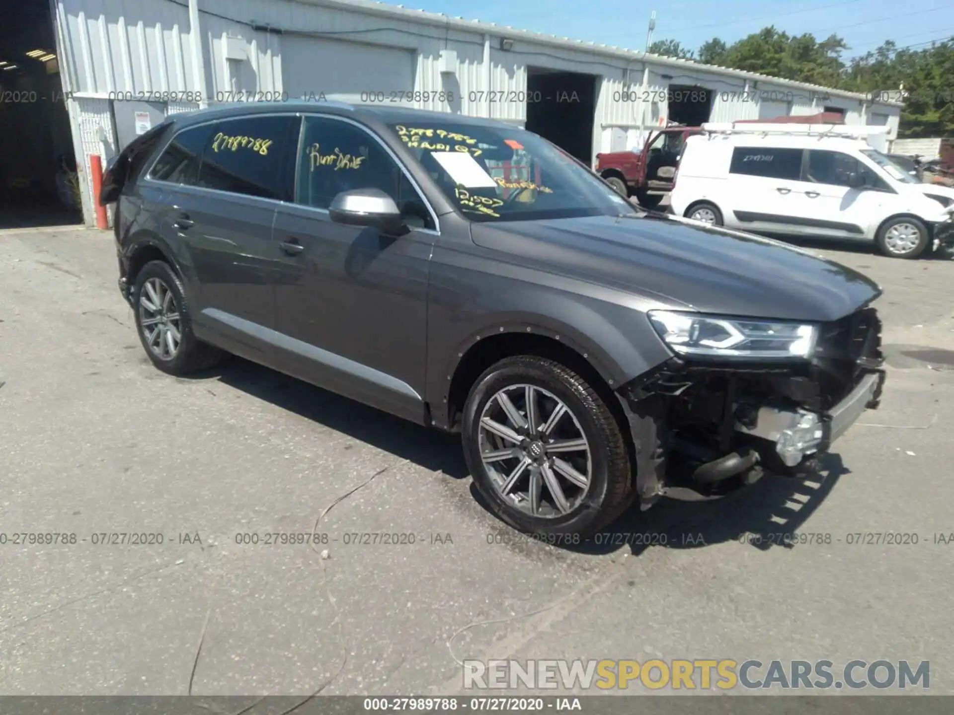 1 Photograph of a damaged car WA1AHAF70KD018477 AUDI Q7 2019