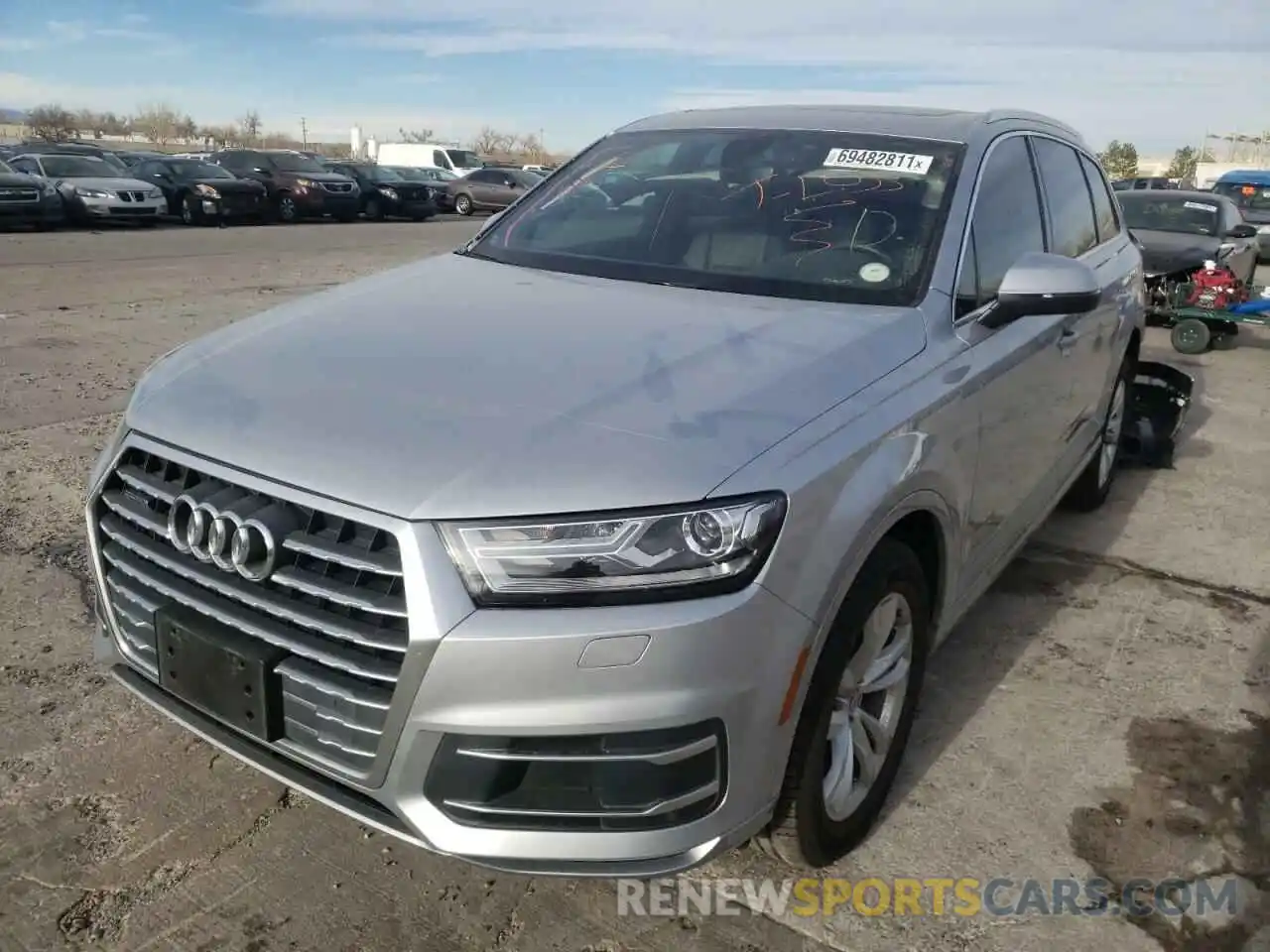 2 Фотография поврежденного автомобиля WA1AHAF70KD018799 AUDI Q7 2019