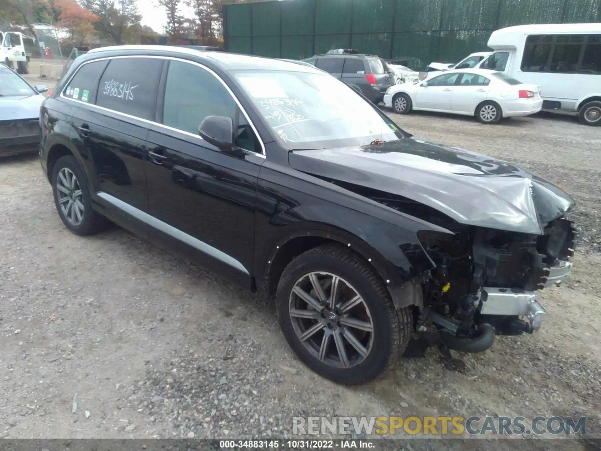 1 Photograph of a damaged car WA1AHAF70KD028670 AUDI Q7 2019