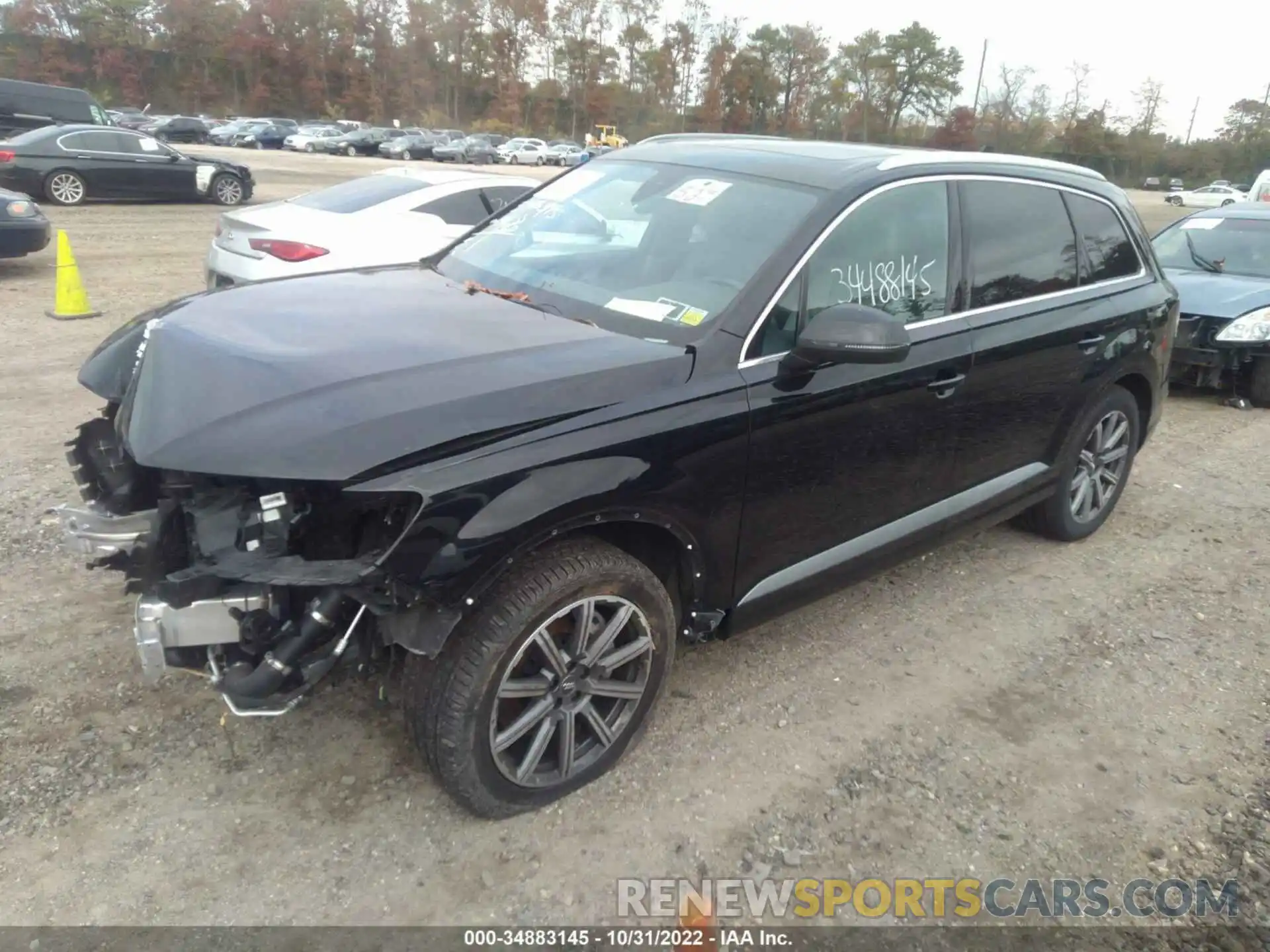 2 Photograph of a damaged car WA1AHAF70KD028670 AUDI Q7 2019