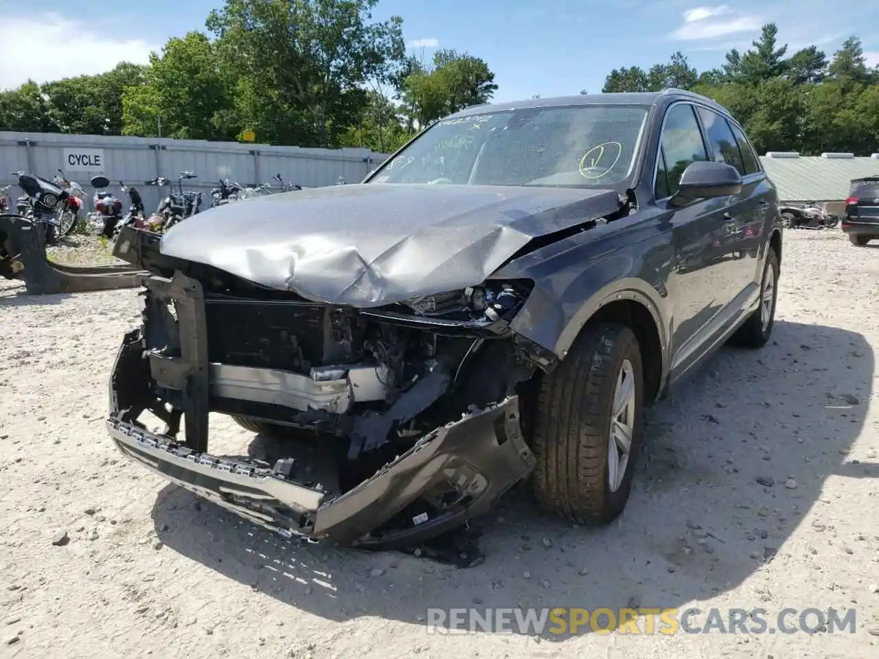 2 Photograph of a damaged car WA1AHAF70KD029138 AUDI Q7 2019