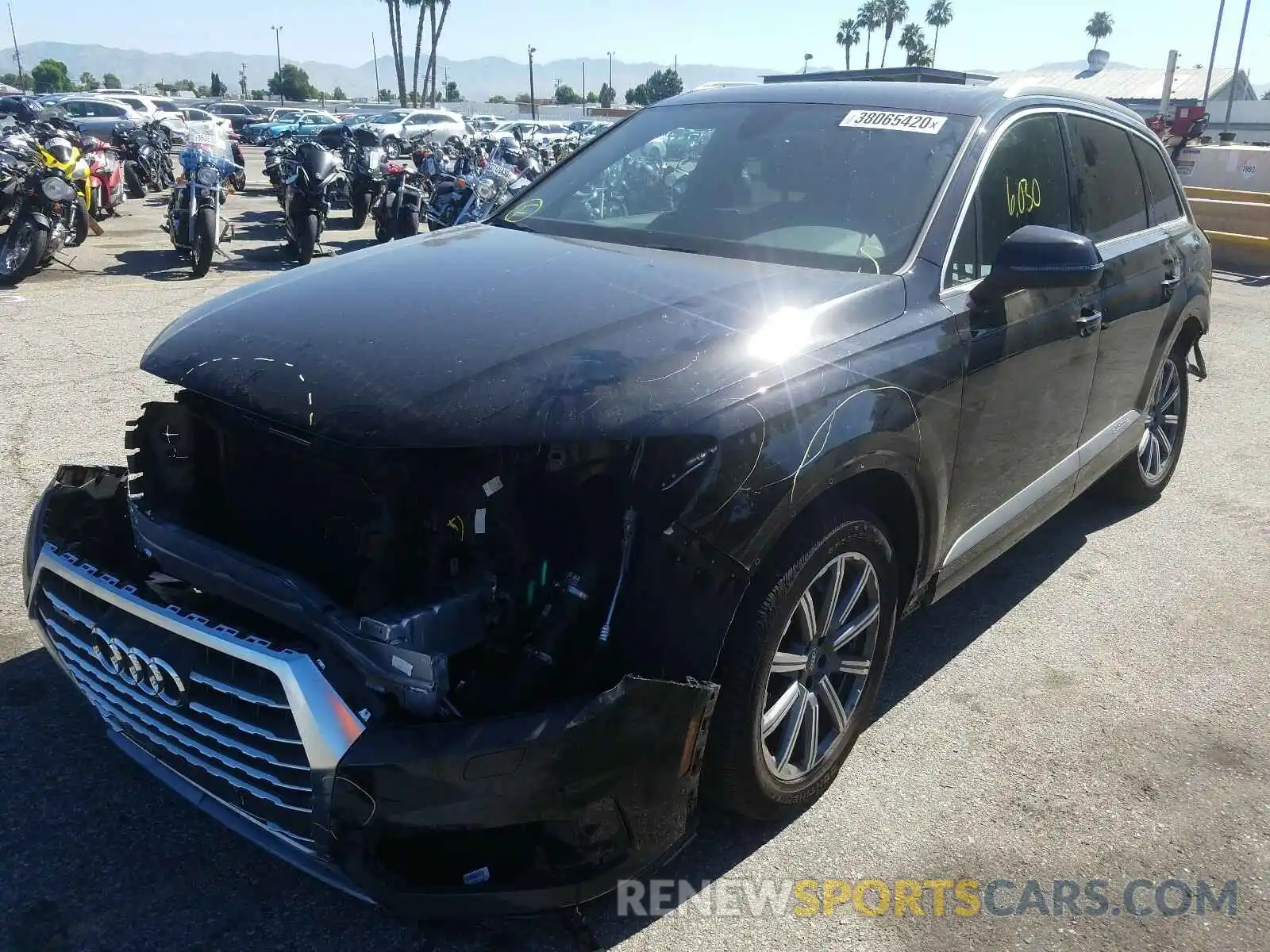 2 Photograph of a damaged car WA1AHAF71KD021498 AUDI Q7 2019