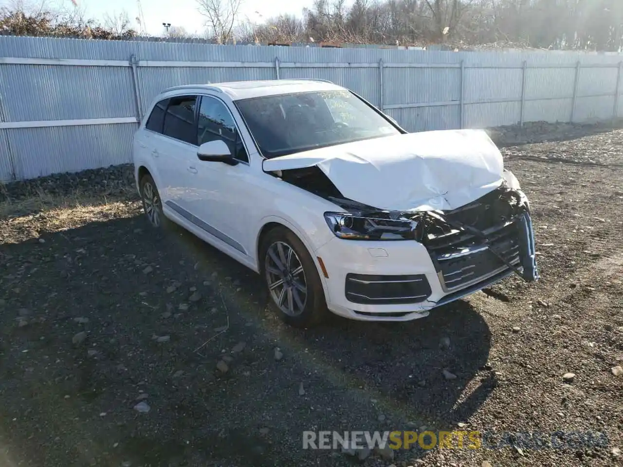 1 Photograph of a damaged car WA1AHAF71KD025681 AUDI Q7 2019