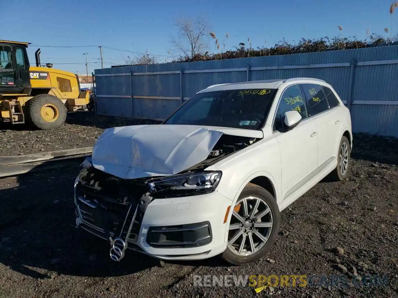 2 Photograph of a damaged car WA1AHAF71KD025681 AUDI Q7 2019