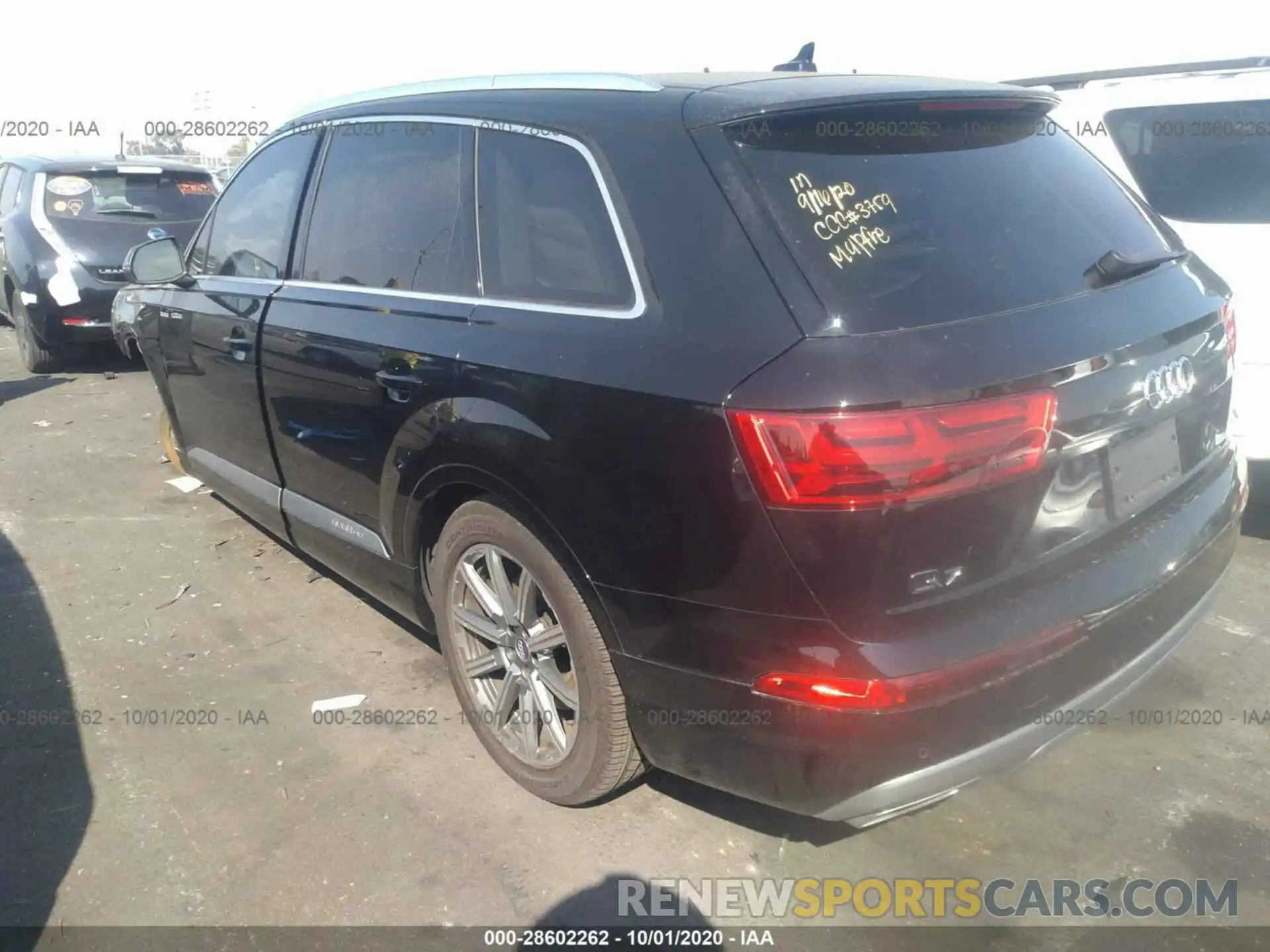 3 Фотография поврежденного автомобиля WA1AHAF71KD033697 AUDI Q7 2019