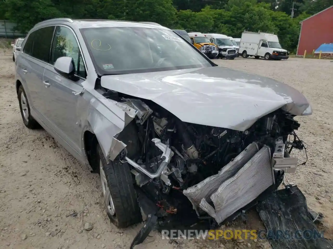 1 Photograph of a damaged car WA1AHAF71KD035126 AUDI Q7 2019