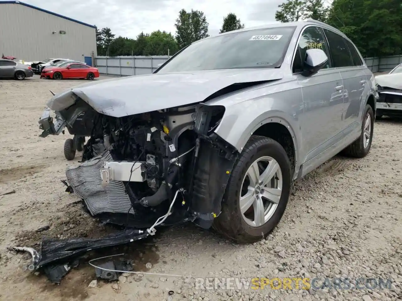 2 Photograph of a damaged car WA1AHAF71KD035126 AUDI Q7 2019