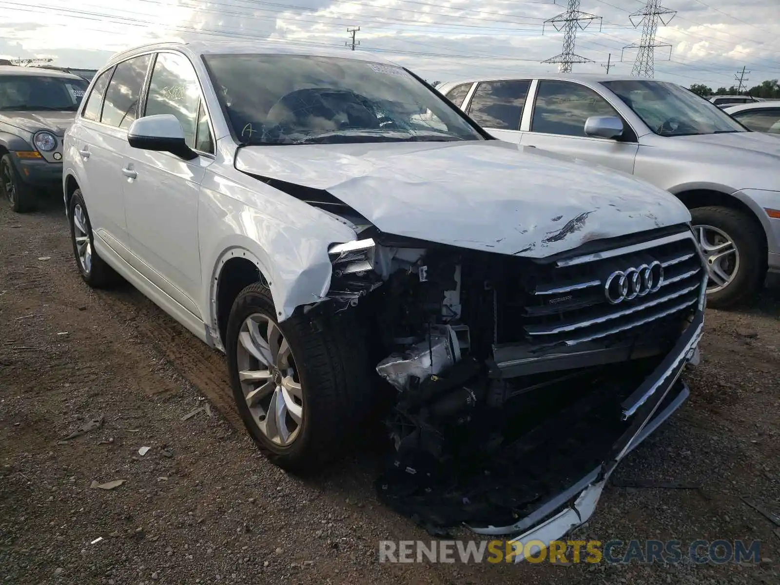 1 Photograph of a damaged car WA1AHAF71KD049737 AUDI Q7 2019