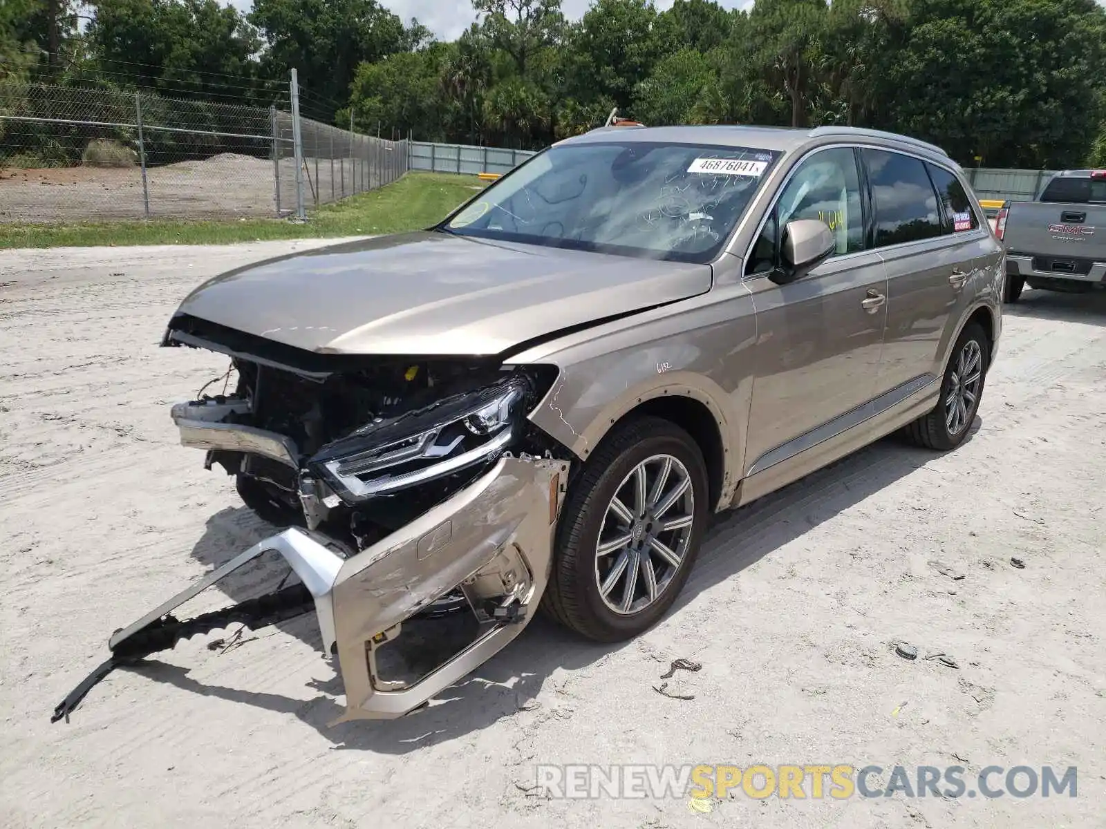 2 Photograph of a damaged car WA1AHAF72KD031568 AUDI Q7 2019