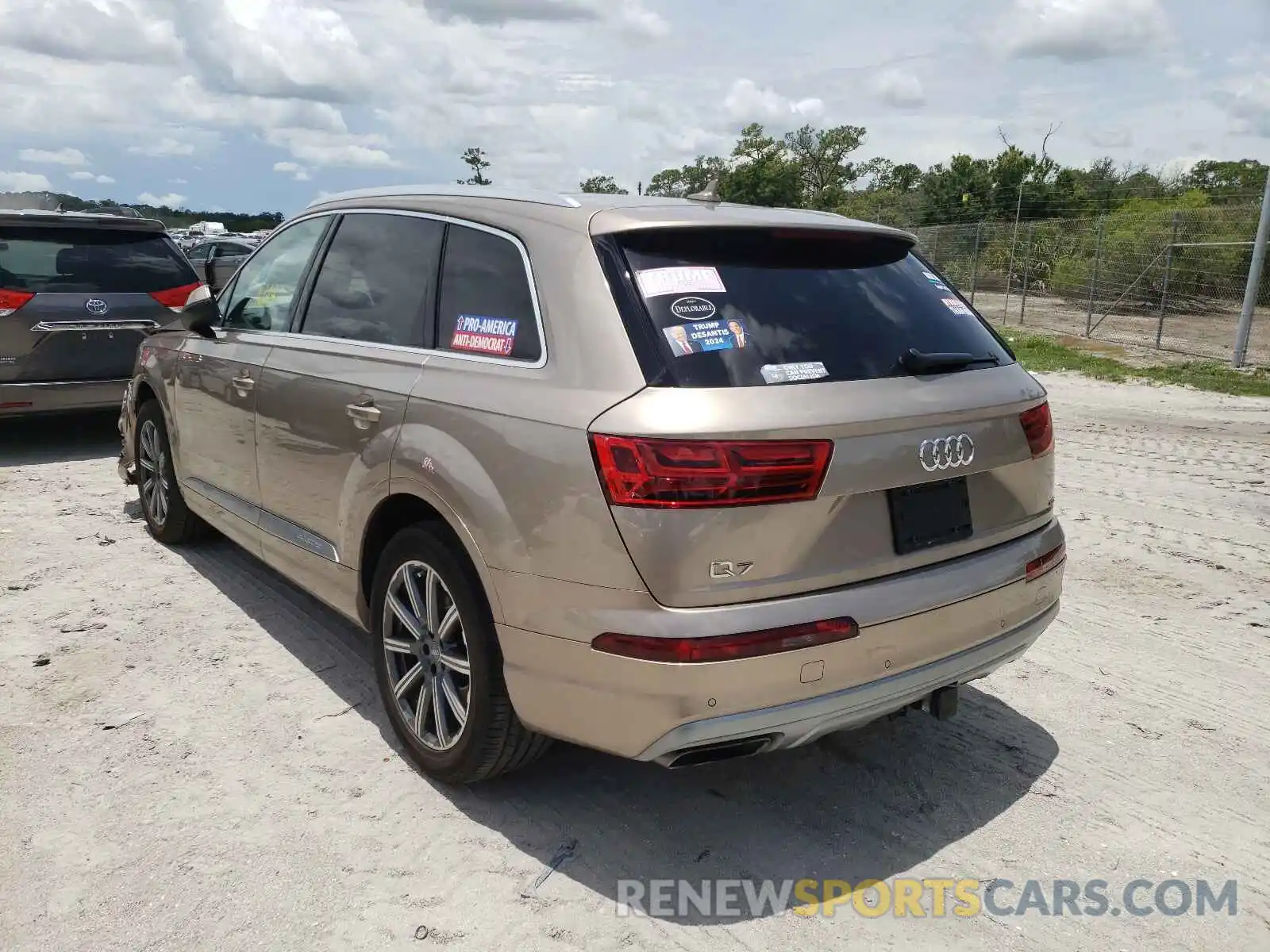 3 Photograph of a damaged car WA1AHAF72KD031568 AUDI Q7 2019