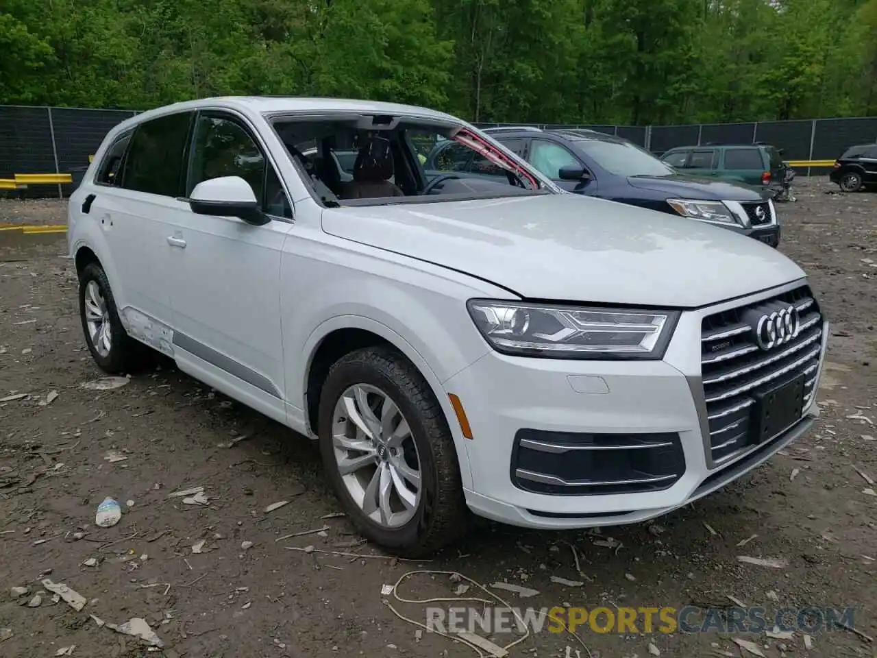 1 Photograph of a damaged car WA1AHAF72KD032459 AUDI Q7 2019