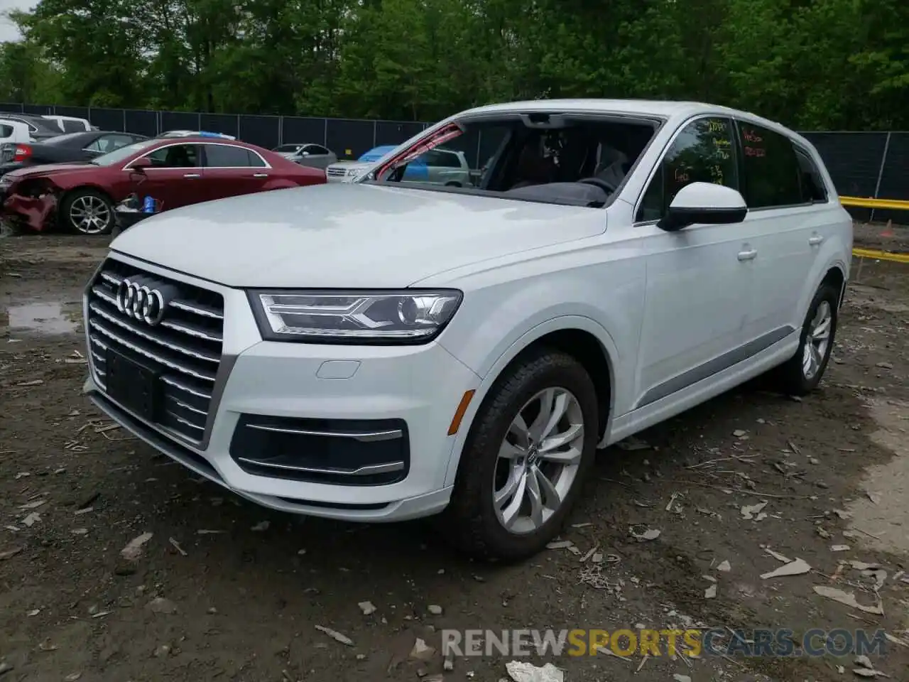 2 Фотография поврежденного автомобиля WA1AHAF72KD032459 AUDI Q7 2019