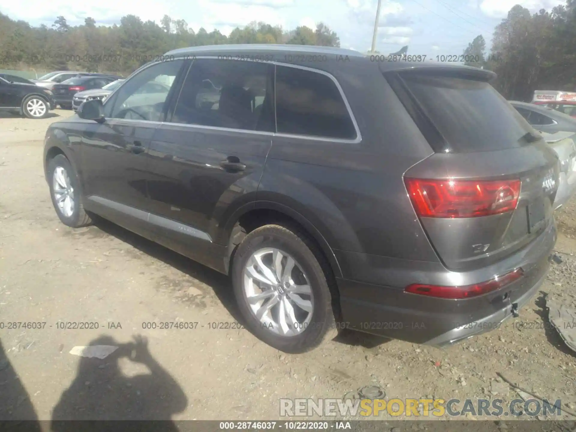 3 Фотография поврежденного автомобиля WA1AHAF73KD017954 AUDI Q7 2019