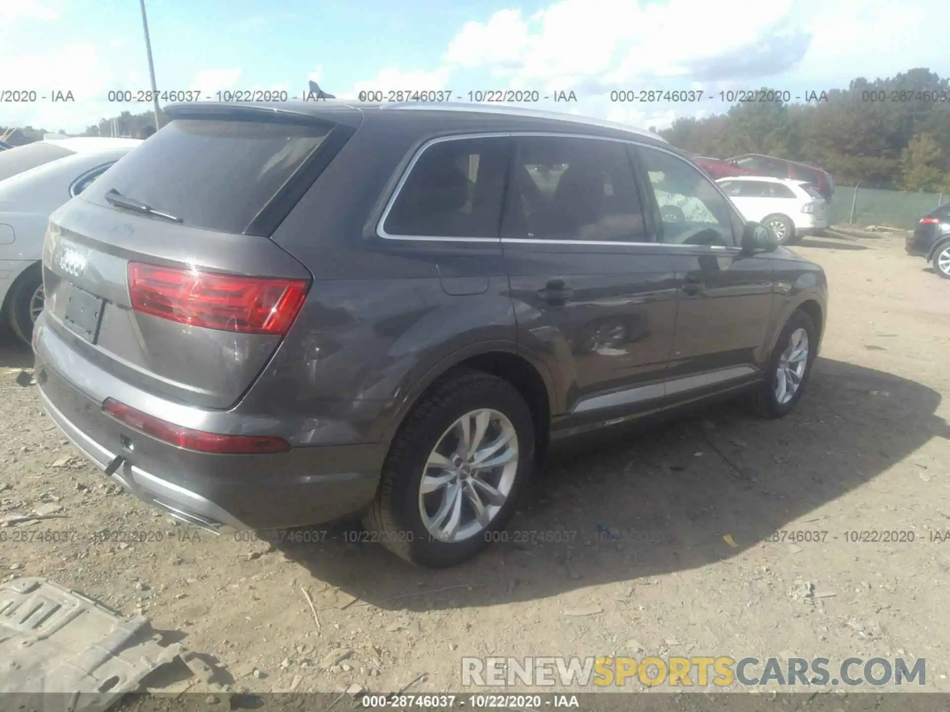 4 Фотография поврежденного автомобиля WA1AHAF73KD017954 AUDI Q7 2019