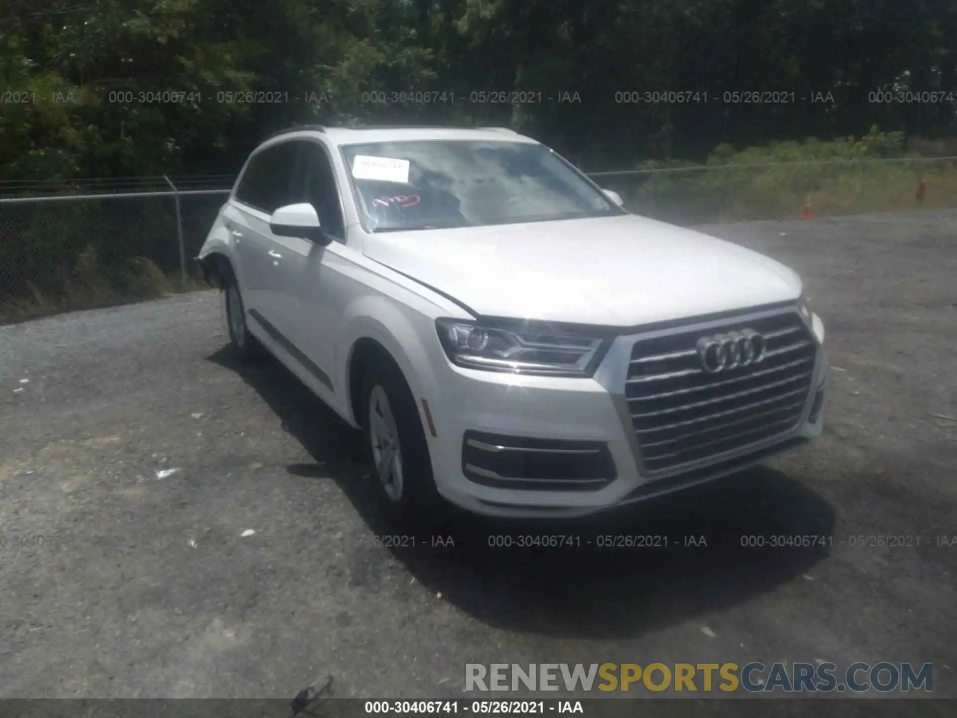 1 Photograph of a damaged car WA1AHAF73KD019834 AUDI Q7 2019