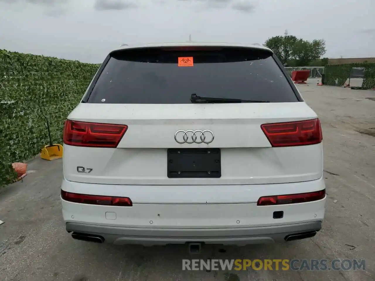 6 Photograph of a damaged car WA1AHAF73KD021390 AUDI Q7 2019