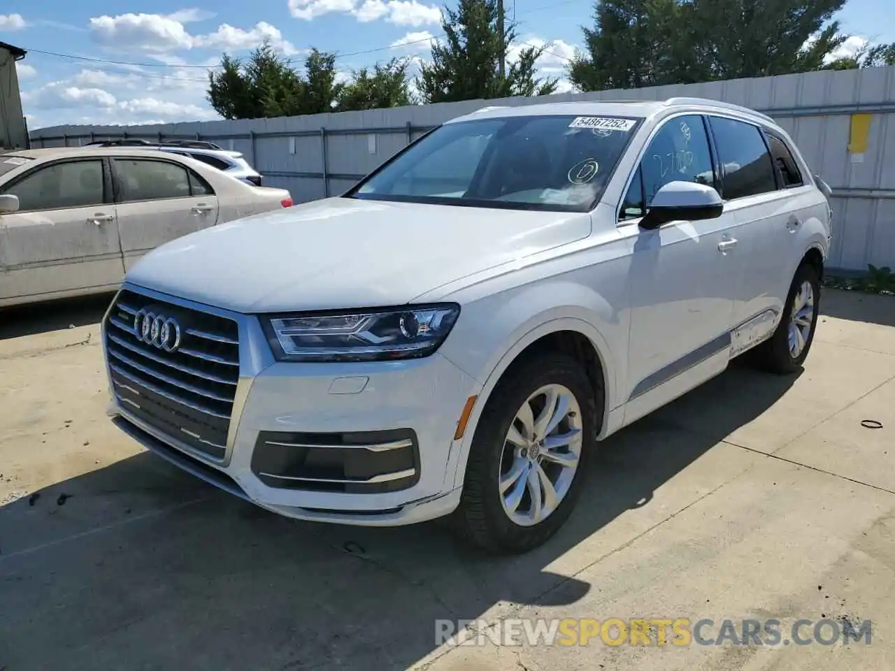 2 Photograph of a damaged car WA1AHAF73KD024600 AUDI Q7 2019