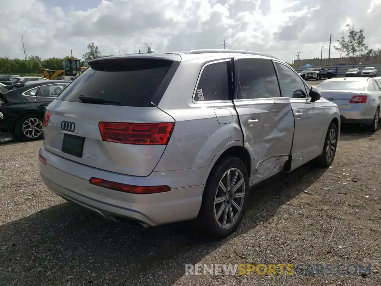 4 Photograph of a damaged car WA1AHAF73KD029635 AUDI Q7 2019