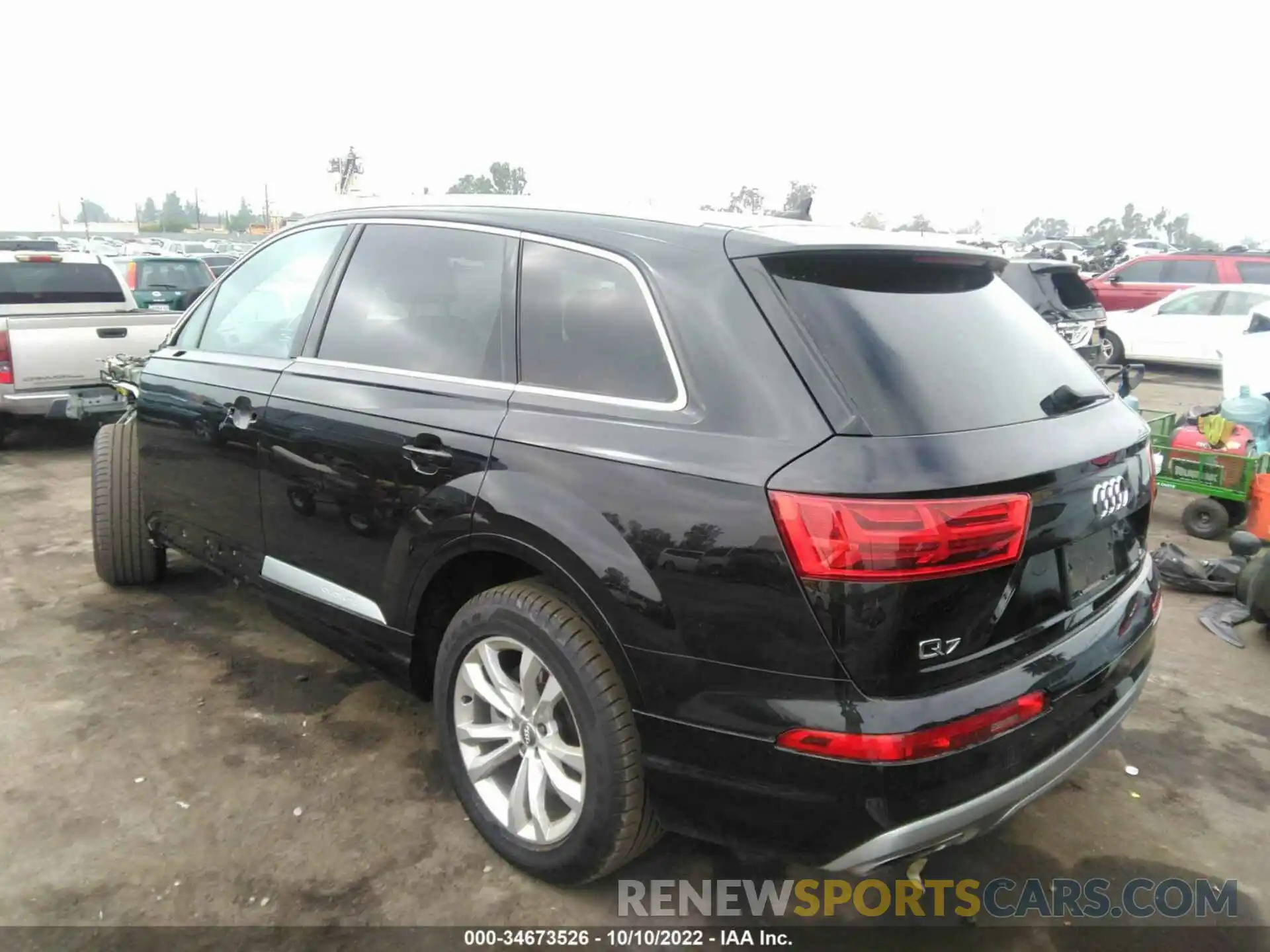 3 Фотография поврежденного автомобиля WA1AHAF73KD041235 AUDI Q7 2019