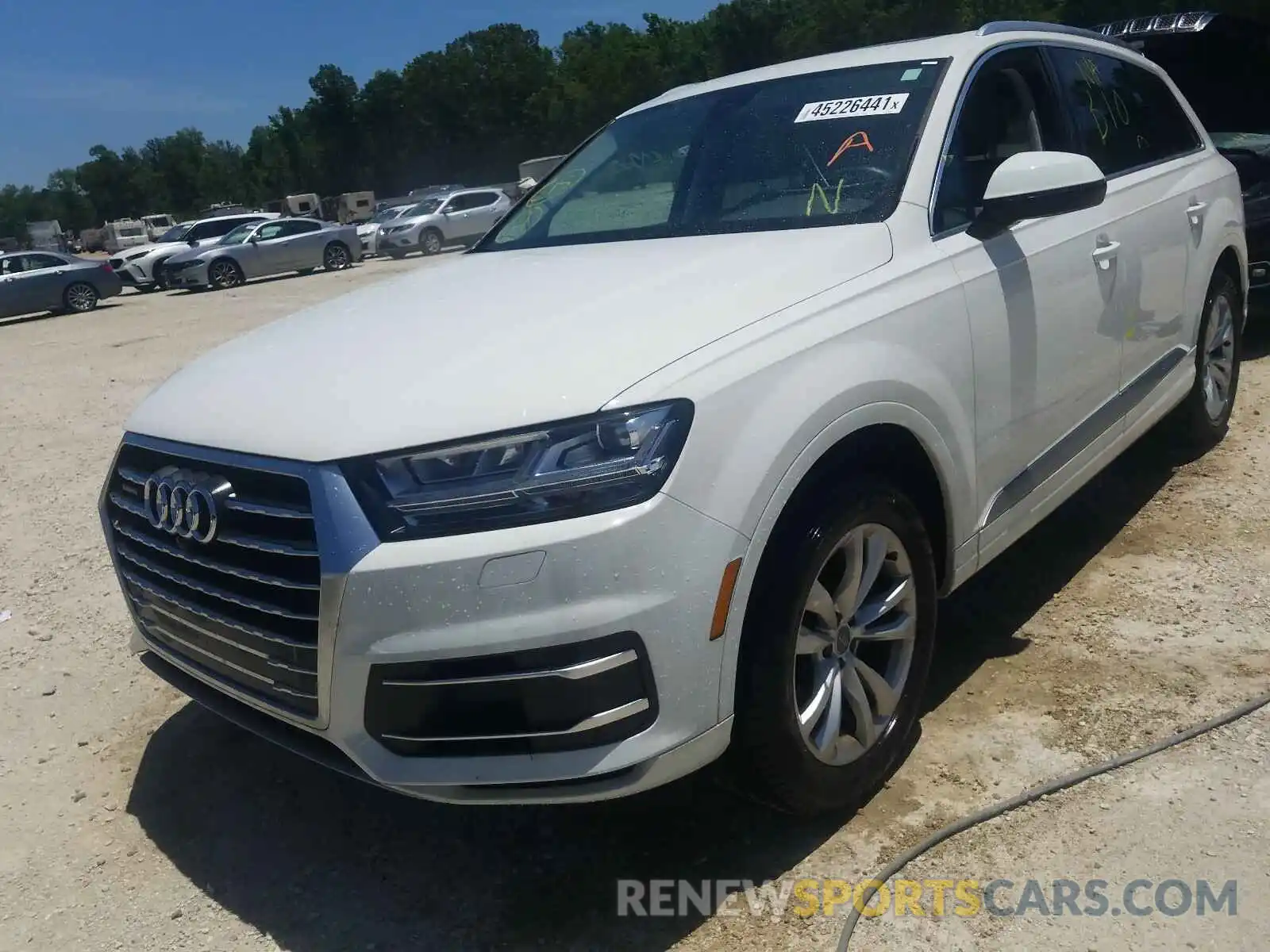 2 Photograph of a damaged car WA1AHAF73KD046581 AUDI Q7 2019