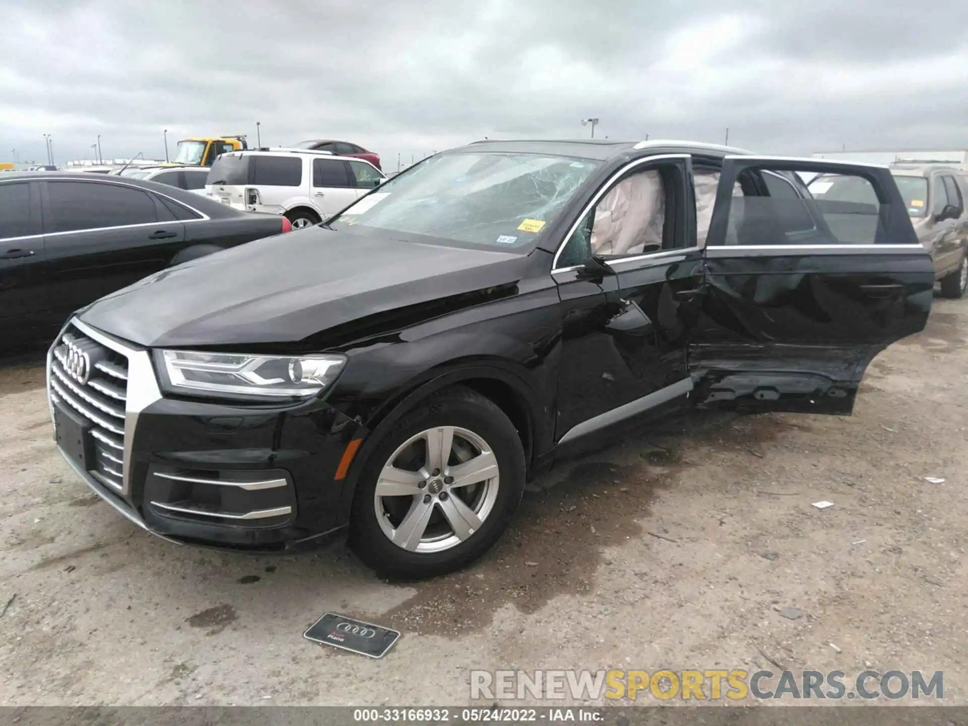 2 Photograph of a damaged car WA1AHAF74KD023343 AUDI Q7 2019