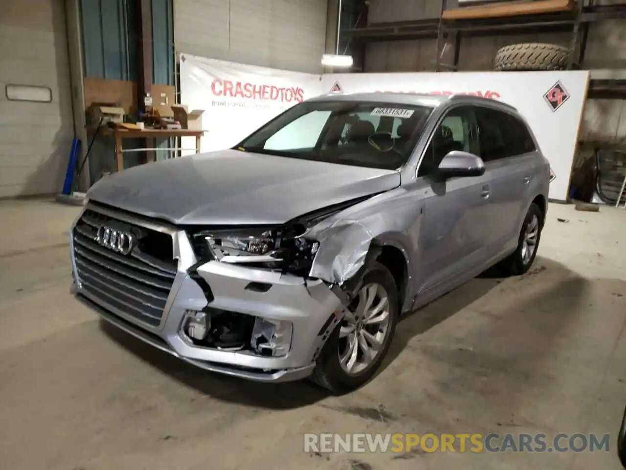 2 Фотография поврежденного автомобиля WA1AHAF75KD023884 AUDI Q7 2019