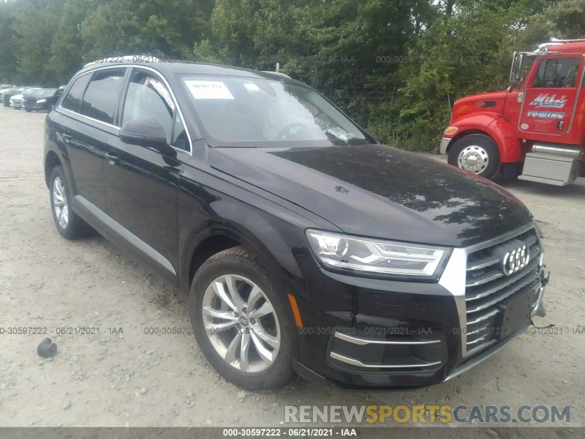 1 Photograph of a damaged car WA1AHAF75KD025232 AUDI Q7 2019