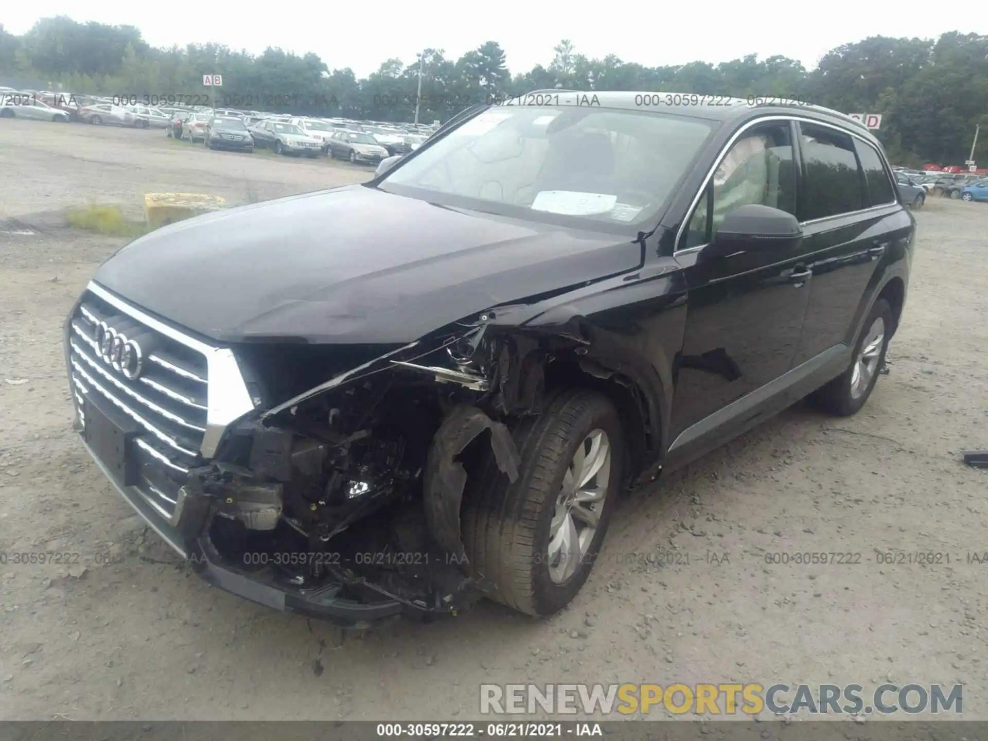 2 Photograph of a damaged car WA1AHAF75KD025232 AUDI Q7 2019