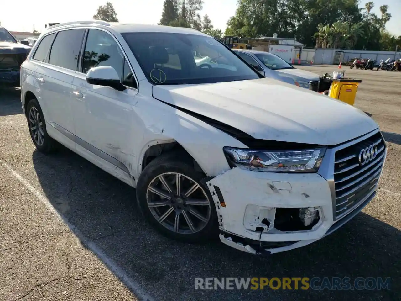 1 Photograph of a damaged car WA1AHAF75KD027823 AUDI Q7 2019