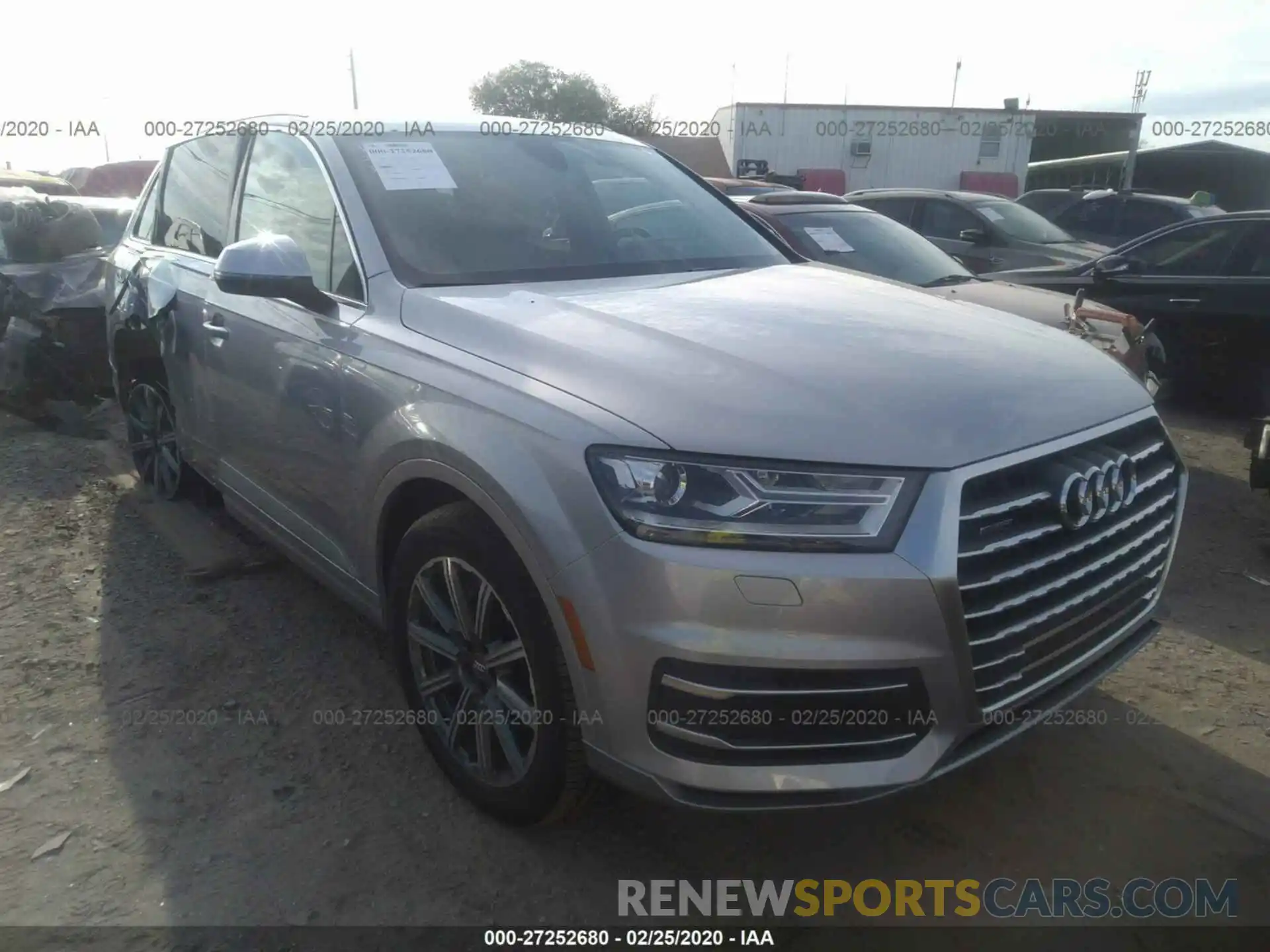 1 Фотография поврежденного автомобиля WA1AHAF75KD029426 AUDI Q7 2019