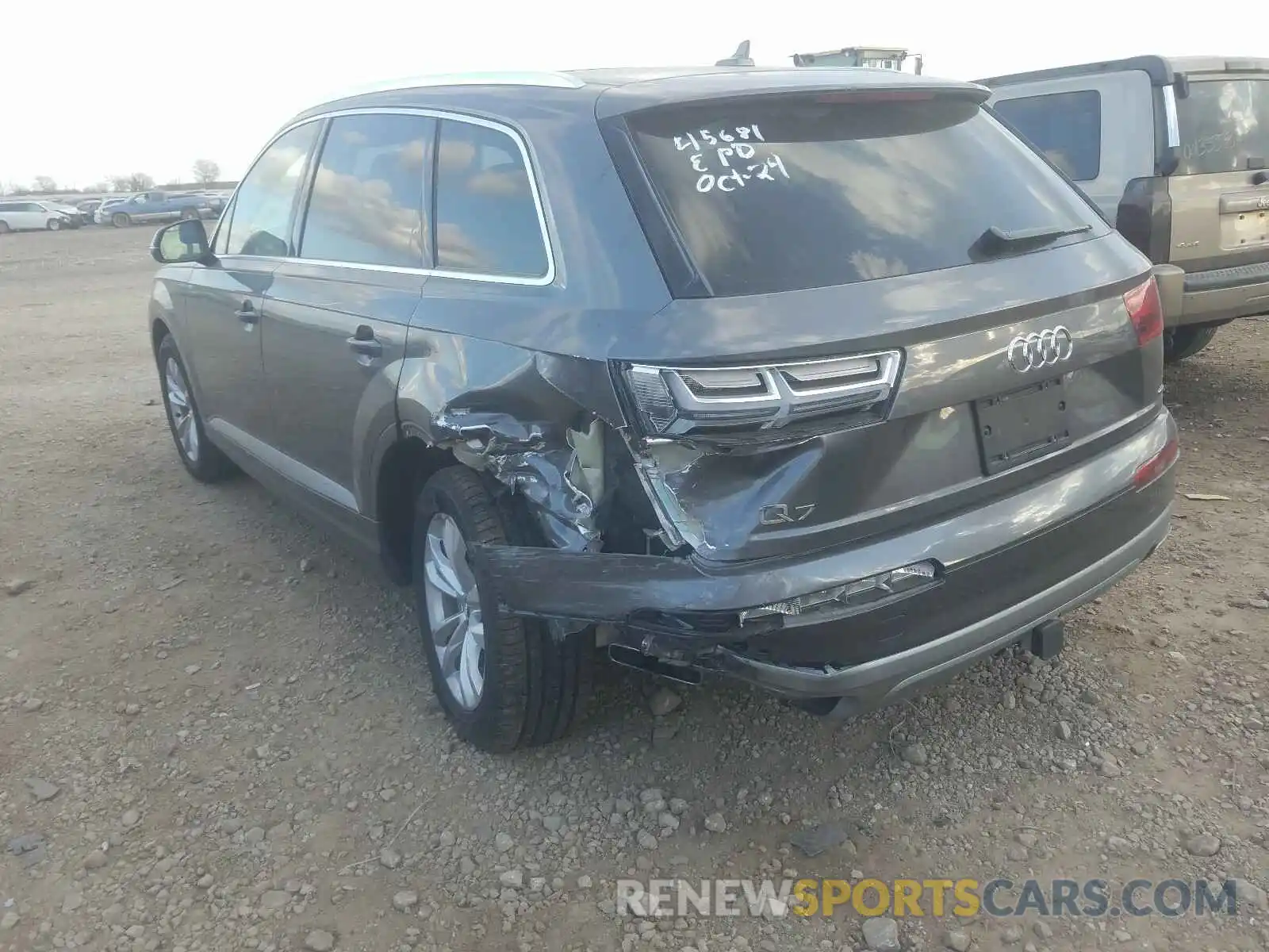 3 Фотография поврежденного автомобиля WA1AHAF75KD033010 AUDI Q7 2019
