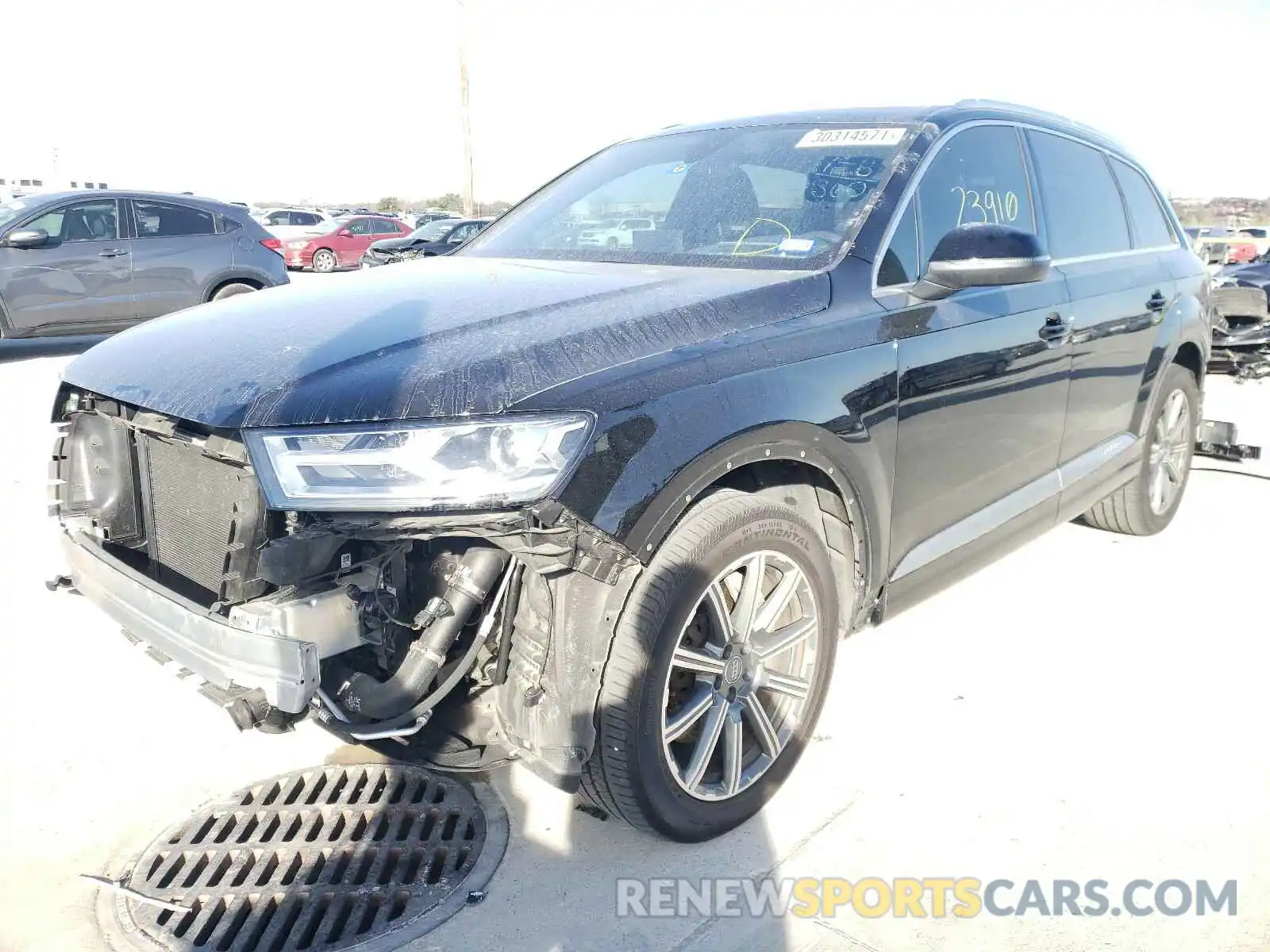 2 Photograph of a damaged car WA1AHAF76KD021884 AUDI Q7 2019