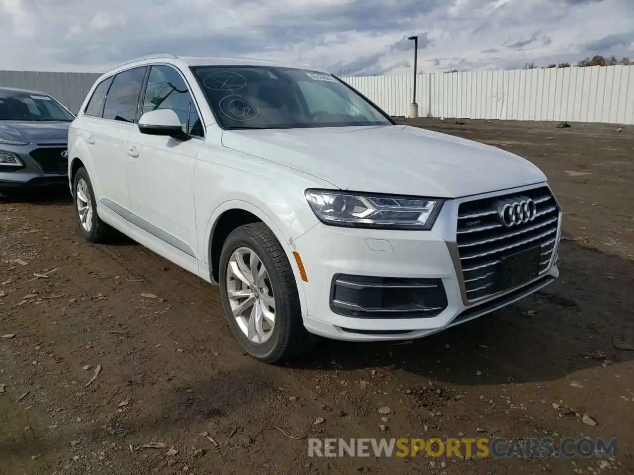 1 Photograph of a damaged car WA1AHAF76KD037650 AUDI Q7 2019