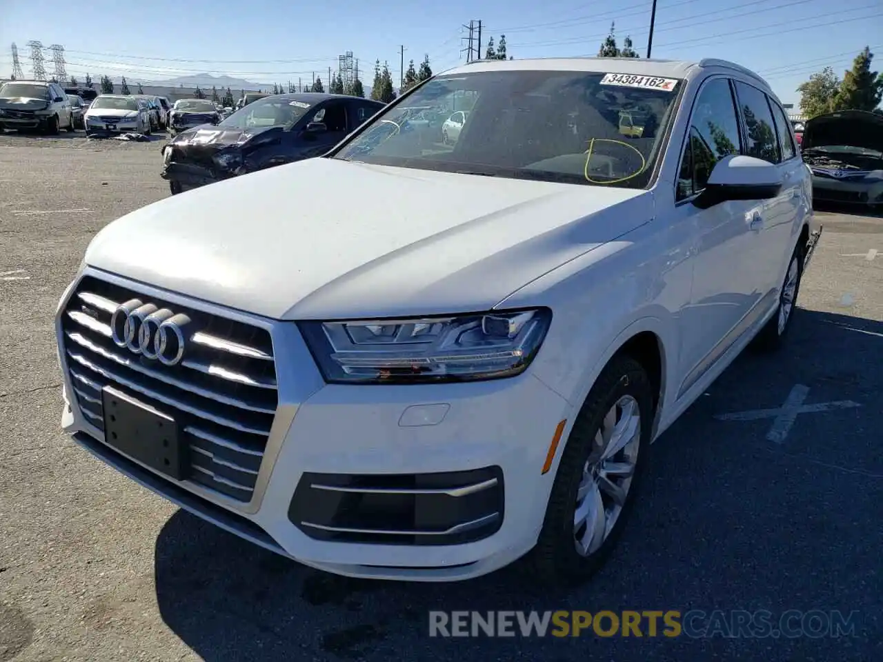 2 Photograph of a damaged car WA1AHAF76KD047627 AUDI Q7 2019