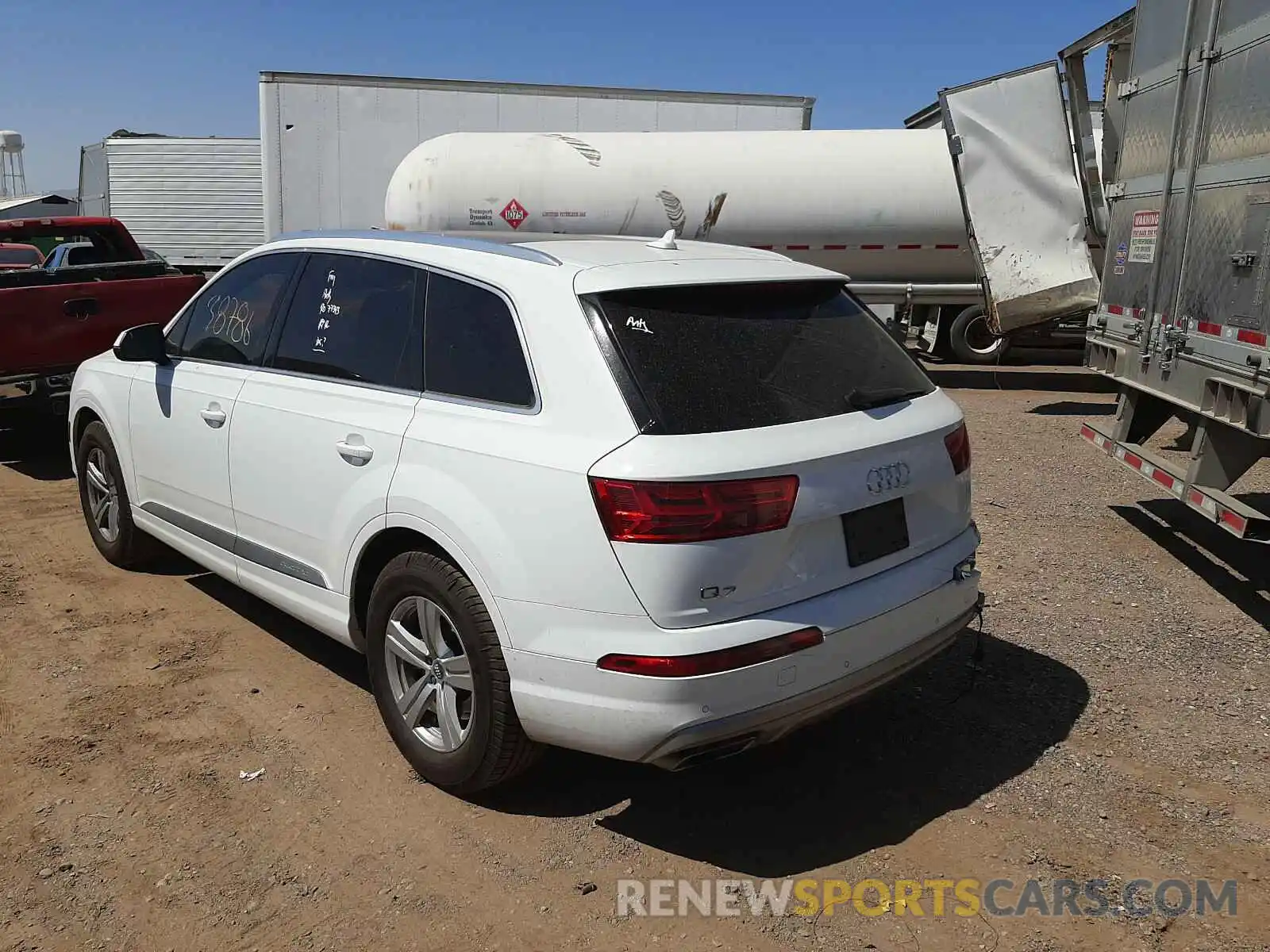 3 Фотография поврежденного автомобиля WA1AHAF77KD020386 AUDI Q7 2019