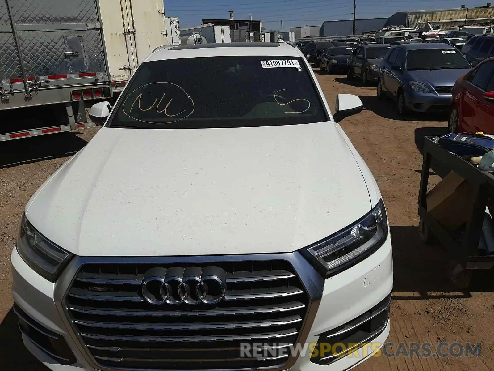 7 Photograph of a damaged car WA1AHAF77KD020386 AUDI Q7 2019