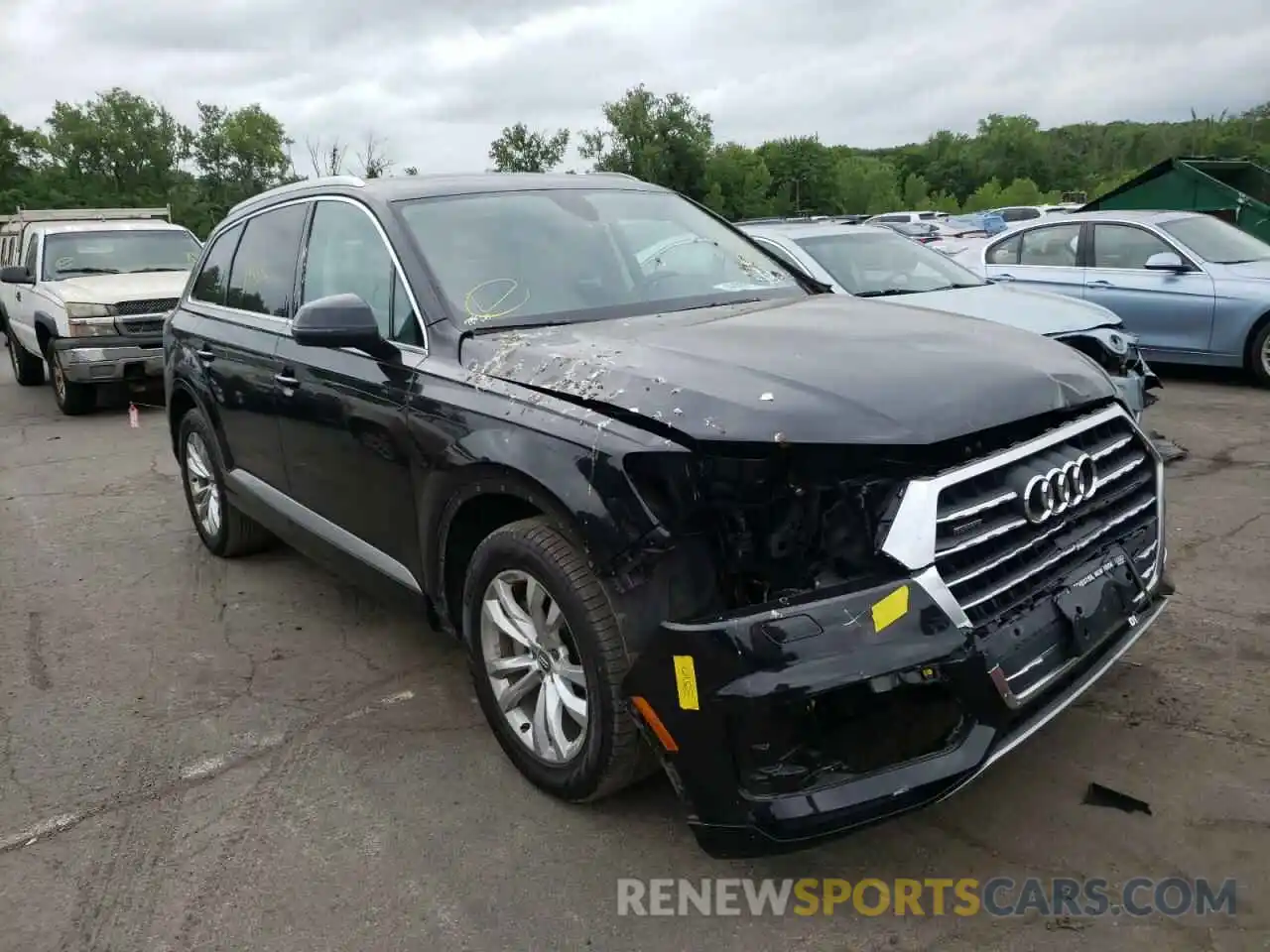 1 Photograph of a damaged car WA1AHAF77KD025510 AUDI Q7 2019