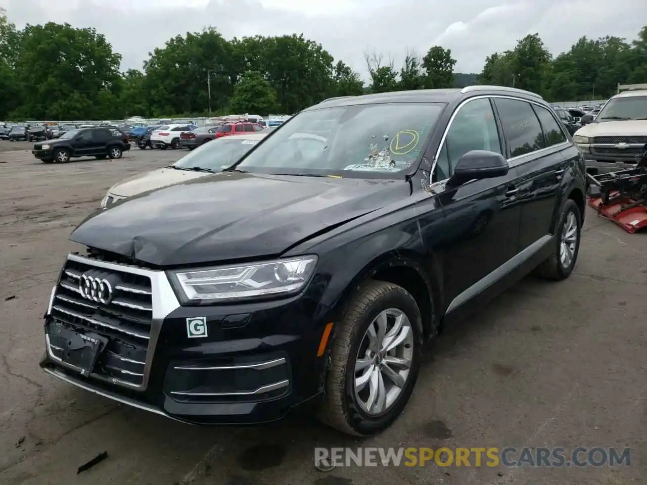 2 Photograph of a damaged car WA1AHAF77KD025510 AUDI Q7 2019