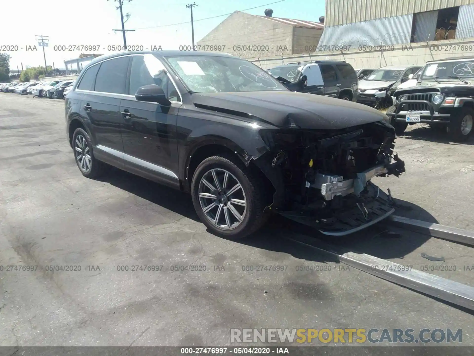 1 Photograph of a damaged car WA1AHAF77KD027774 AUDI Q7 2019