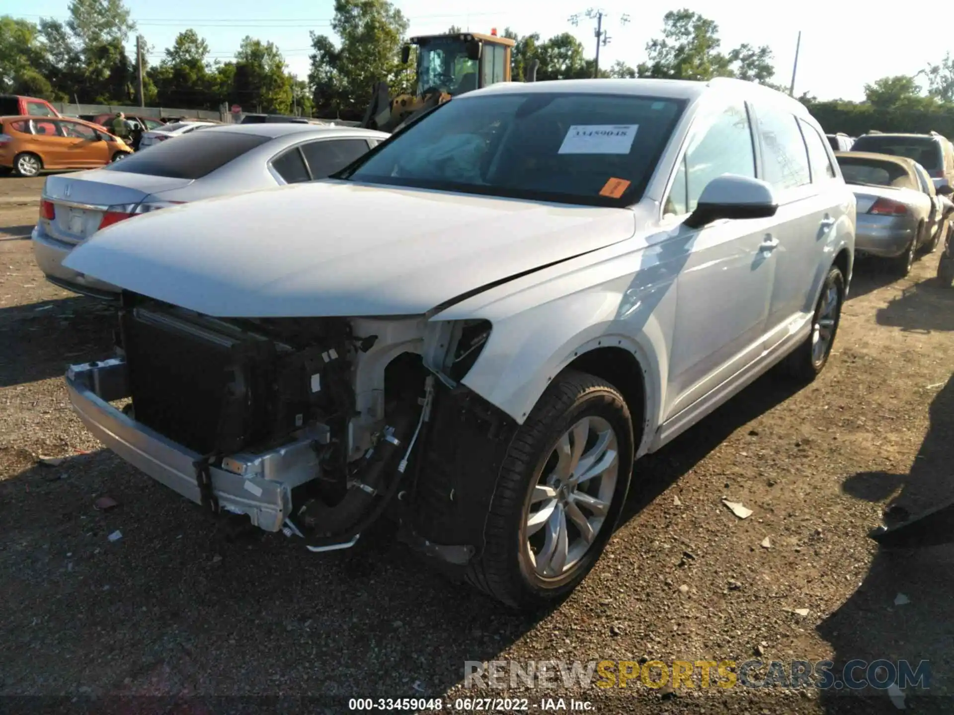 2 Фотография поврежденного автомобиля WA1AHAF77KD032599 AUDI Q7 2019