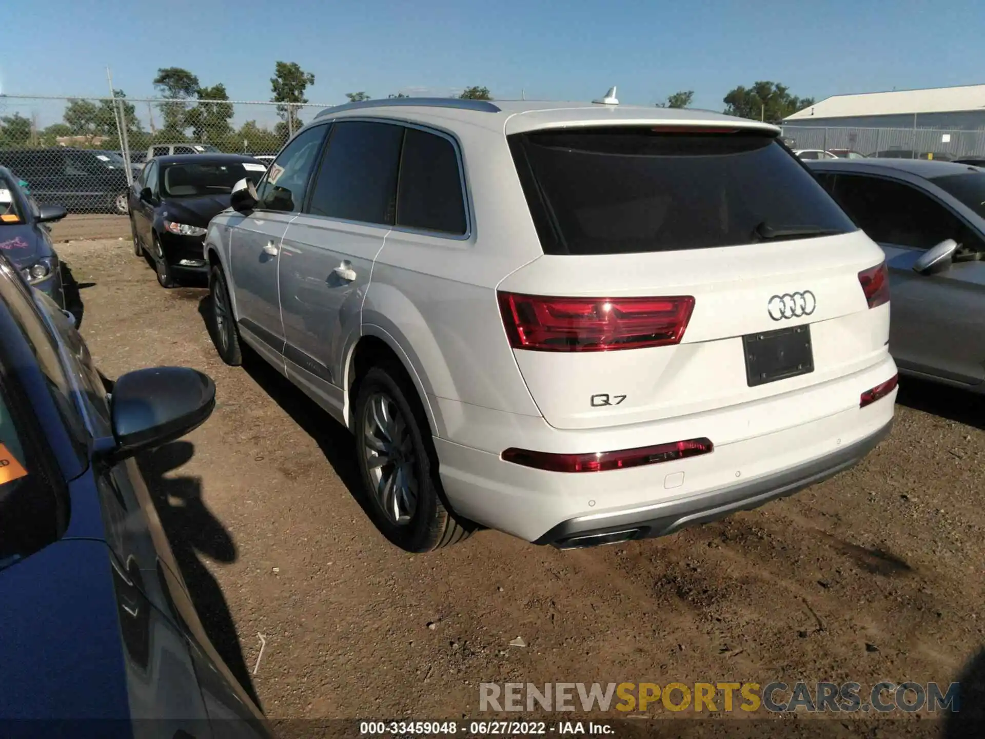 3 Photograph of a damaged car WA1AHAF77KD032599 AUDI Q7 2019