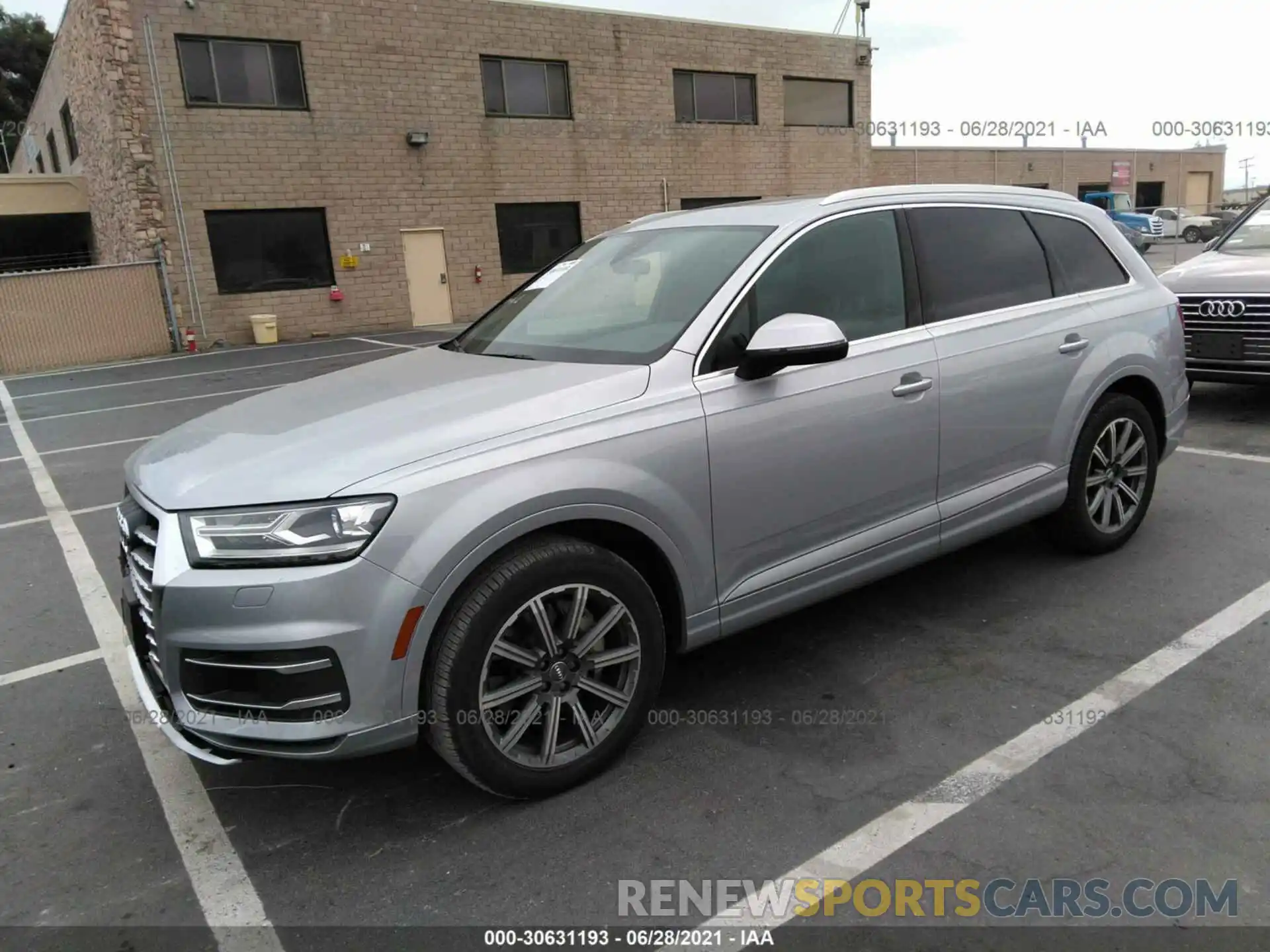 2 Photograph of a damaged car WA1AHAF77KD034322 AUDI Q7 2019