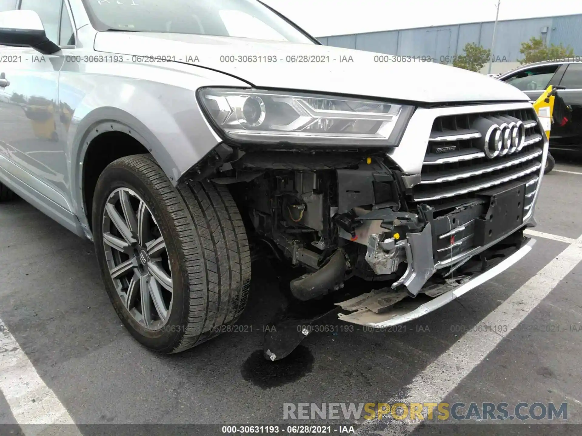 6 Фотография поврежденного автомобиля WA1AHAF77KD034322 AUDI Q7 2019