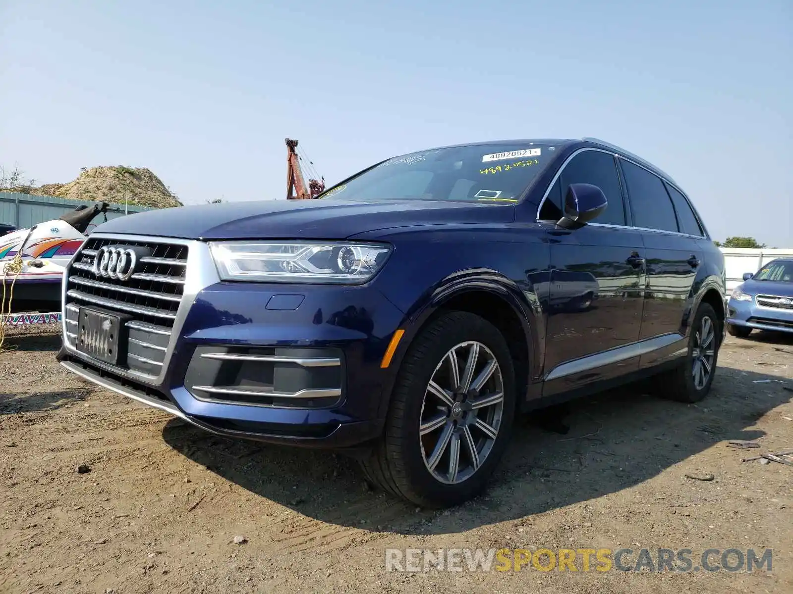 2 Photograph of a damaged car WA1AHAF77KD039004 AUDI Q7 2019