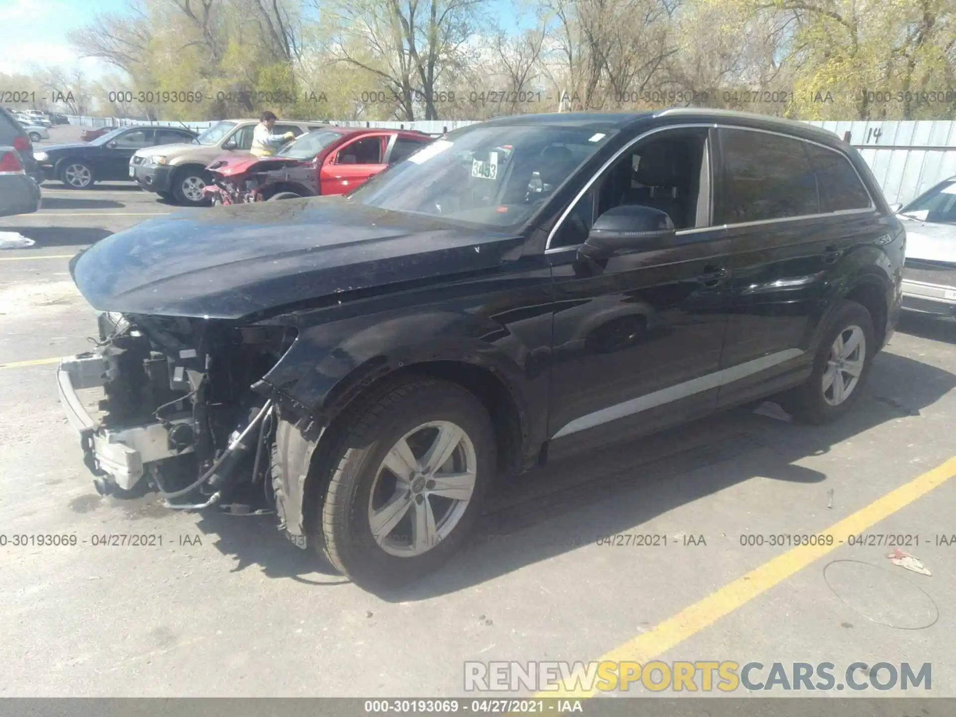 2 Photograph of a damaged car WA1AHAF78KD023040 AUDI Q7 2019