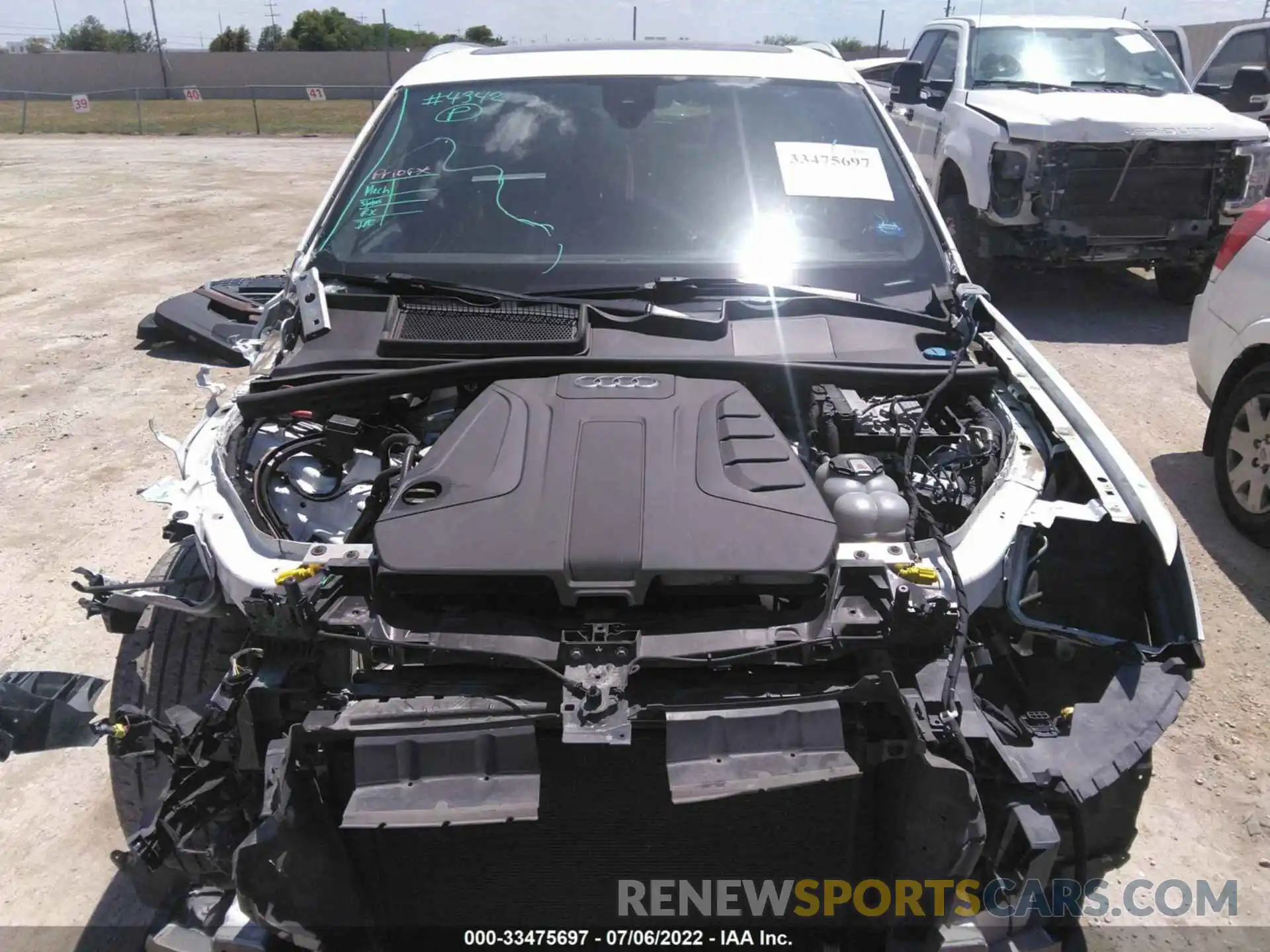 10 Photograph of a damaged car WA1AHAF78KD023331 AUDI Q7 2019