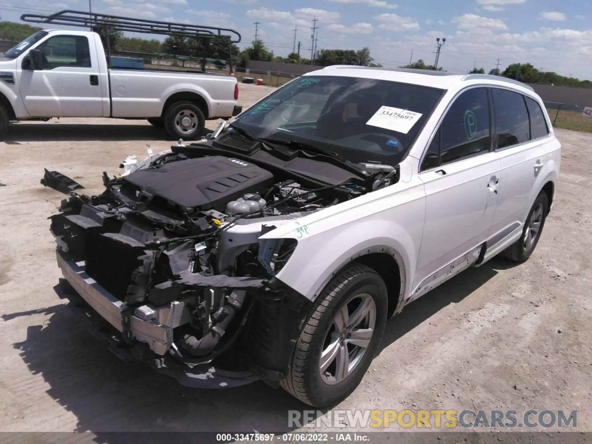 2 Photograph of a damaged car WA1AHAF78KD023331 AUDI Q7 2019