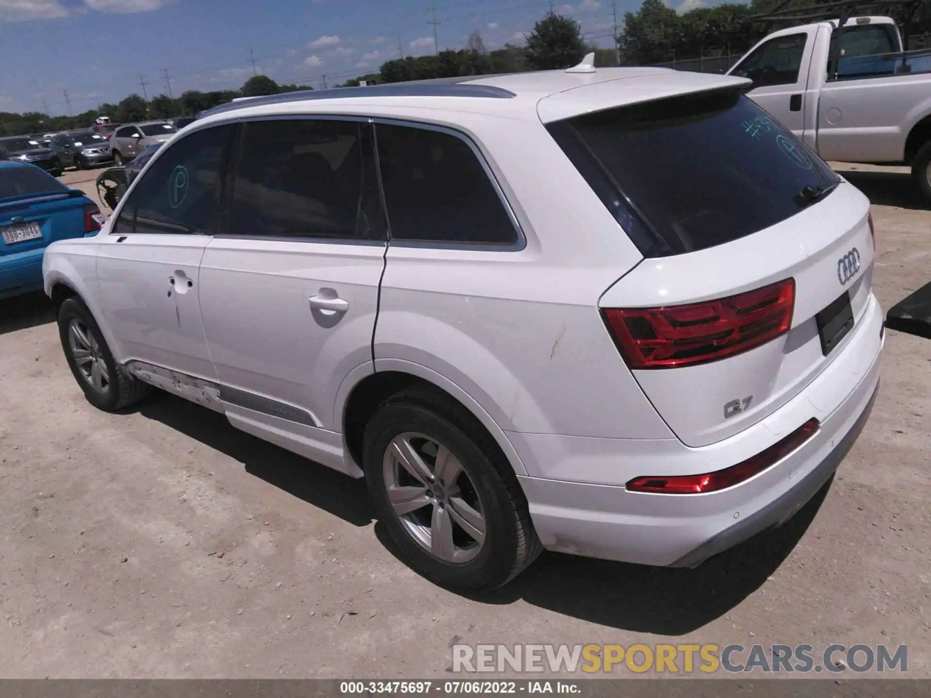 3 Photograph of a damaged car WA1AHAF78KD023331 AUDI Q7 2019