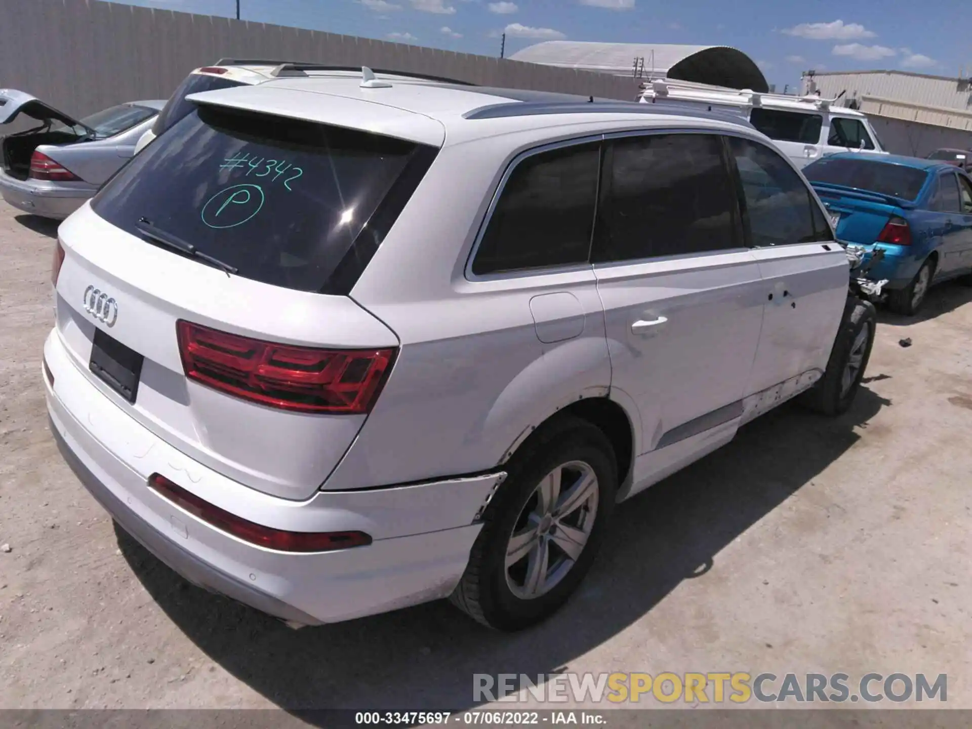 4 Photograph of a damaged car WA1AHAF78KD023331 AUDI Q7 2019