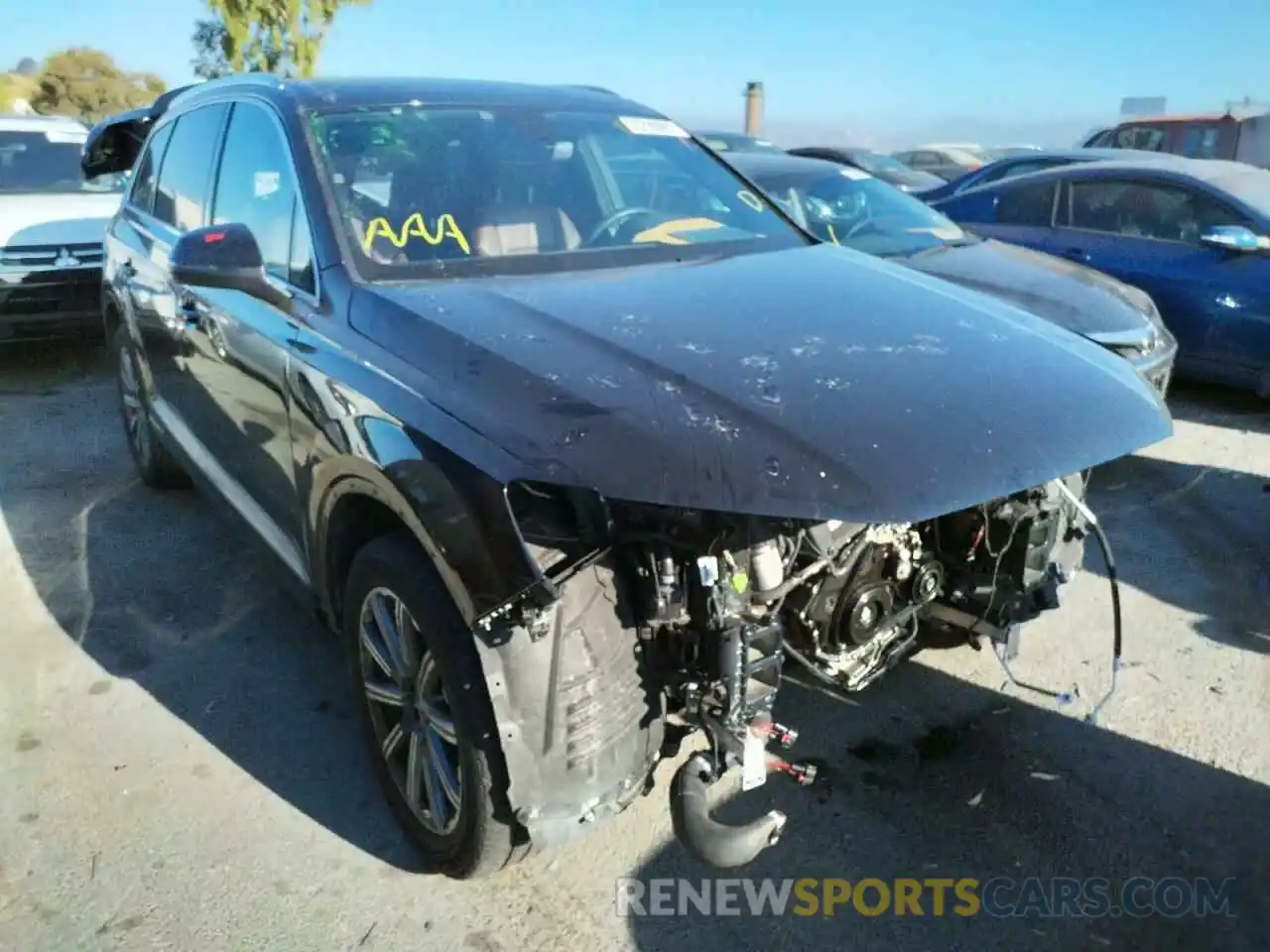 1 Photograph of a damaged car WA1AHAF78KD030036 AUDI Q7 2019